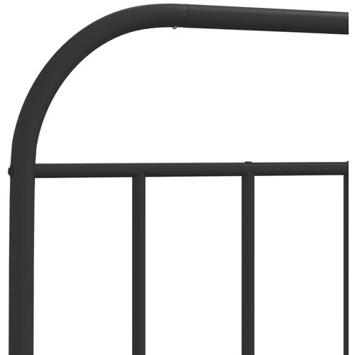  Metalno zamjensko uzglavlje crno 90 cm Slike