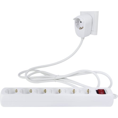 REV Multiple Socket Outlet white 6+1-fold 2m Powersplit + switch Cijene