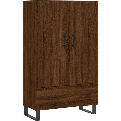 Maison Chic Visoka omara - Komoda - Predalnik rjavi hrast 69,5x31x115 cm inženirski les, (21720097) Cene