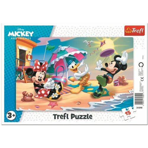 Trefl Puzzle Igrajte se na plaži -15 delova Slike
