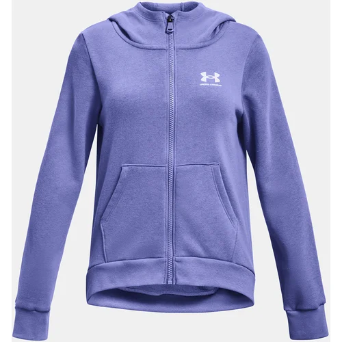 Under Armour Sweatshirt Rival Fleece LU FZ Hoodie-BLU - Girls