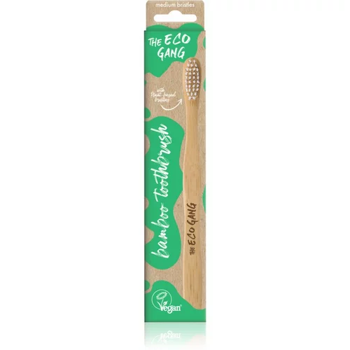 The Eco Gang Bamboo Toothbrush medium četkica za zube medium 1 ks 1 kom