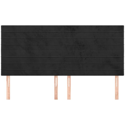  Uzglavlje Crno 180x5x118/128 cm Bar&amp;scaron;unasto Slike