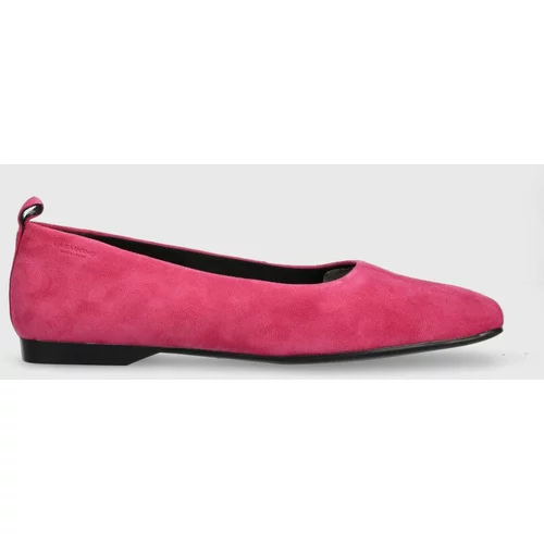 Vagabond Shoemakers Balerinke iz semiša DELIA roza barva, 5307.240.46
