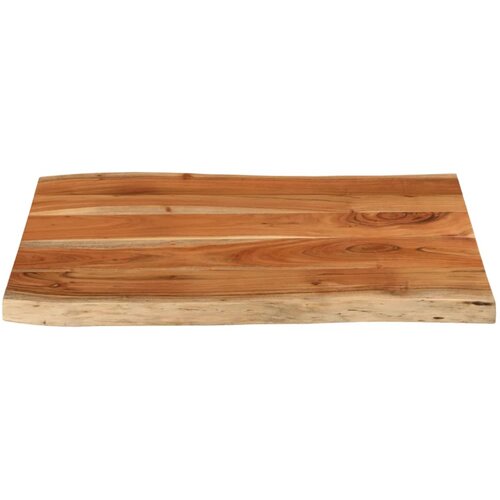 Stolna ploča 70x60x3,8 cm pravokutna bagremovo drvo živi rub Slike