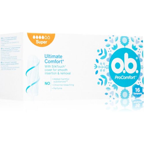 o.b. pro Comfort Super tamponi 16 kos Cene