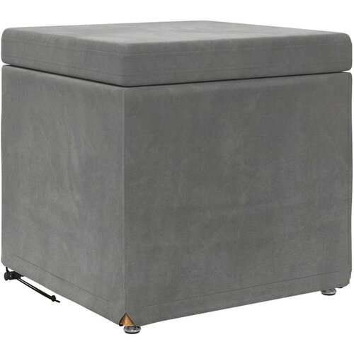 Stolica Tamno siva 41 x 41 x 40 cm Svileni i Fino Radeći Drvo - Tamno siva 40 cm Bar&amp;scaron;un Slike