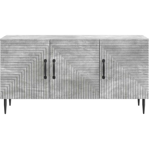  ormar Betonska siva 99 x 34,5 x 50 cm Konstruirano drvo Slike