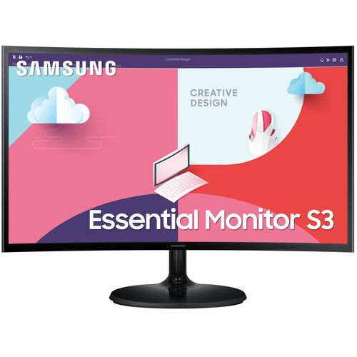 Samsung Monitor 27", Zakrivljeni, FullHD, HDMI, VGA - LS27C364EAUXEN Cijene