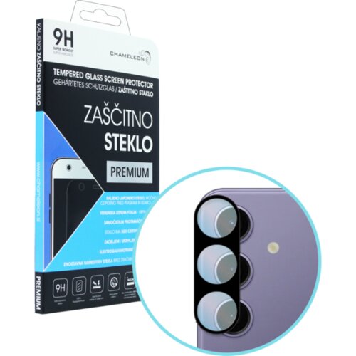 Chameleon Zaščitno steklo Premium za Samsung Galaxy S24+, za kamero, 0,33 Cene