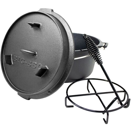 Klarstein Guernsey premium lonac od lijevanog željeza, Crna Slike