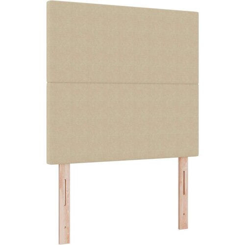  Krevet sa Box Springom s madracem Svijetlosiva 80x200 cm Žoržetska tkanina Slike