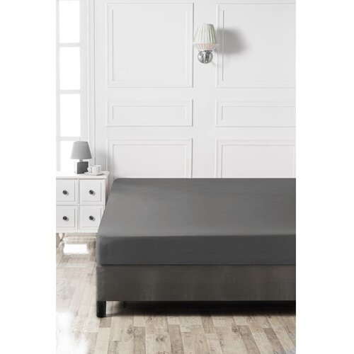 Mijolnir Anthracite Anthracite Ranforce Double XL Fitted Sheet (FR) (IT) (ES) (DE) Slike