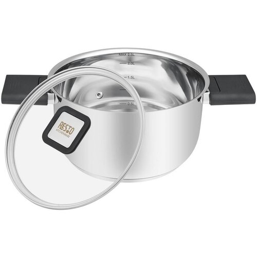 Resto Kitchenware Anser 2.5 L Round Black, Stainless steel Cijene