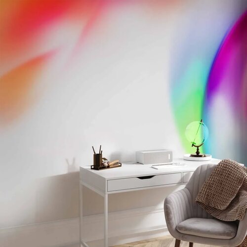  Foto tapeta - Abstraction - Strong Colors of Irregular Shapes - Multicolor 350x256 Slike