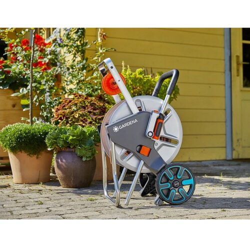 Gardena Kovinski voziček CleverRoll M Easy set (dolžina cevi 25 m) Slike