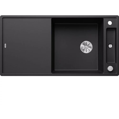 Blanco sudoper AXIA III XL 6 S InFino SILGRANIT CRNA, drvena daska, s dalj. upr. Slike