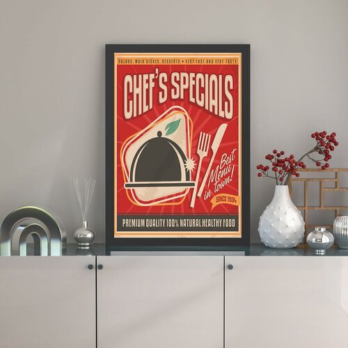 Wallity uramljena slika chef's special, 55x75 cm Cene