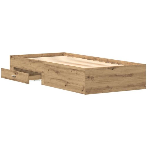  Krevet Osnovni Orah 100x200 cm Konstruirano drvo Slike