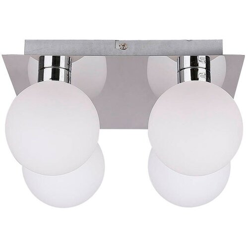 Candellux Lighting stropna svetilka v srebrni barvi s steklenim senčnikom 25x25 cm oden - candellux lighting Cene