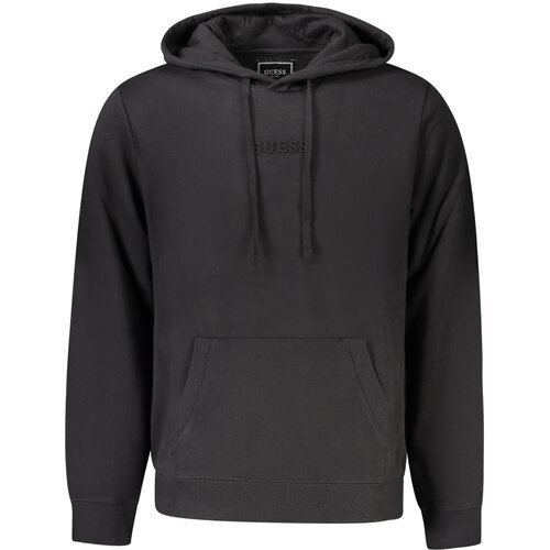 Guess Jeans SWEATSHIRT WITHOUT ZIP MEN BLACK Slike