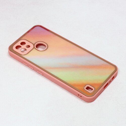 Maska candy marble za realme C21 roze Slike