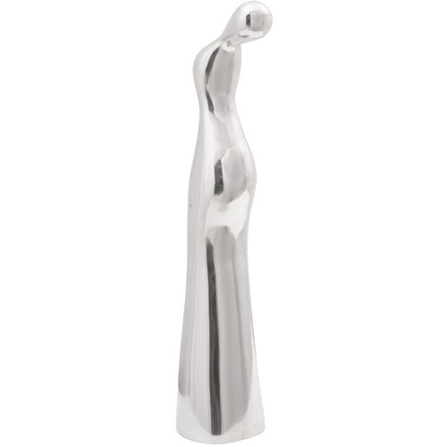 vidaXL Skulptura Srebrna Aluminij 10 x 16 x 49 cm Privlačan Dizajn Cijene