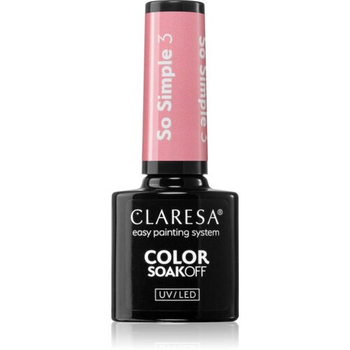 Claresa SoakOff UV/LED Color So Simple gel lak za nohte odtenek SO SIMPLE 3 5 g Cene