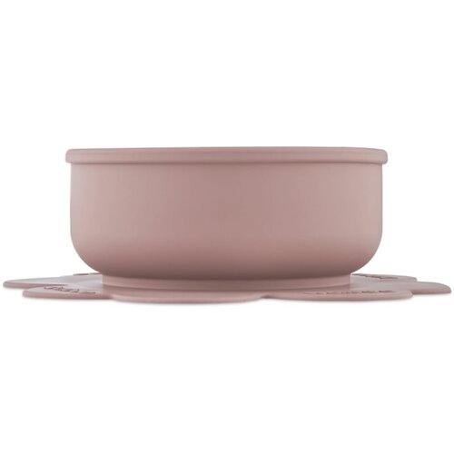 Baboo Silicone Bowl silikonska posoda s priseskom Au Naturale, 6m+ 1 kos Slike