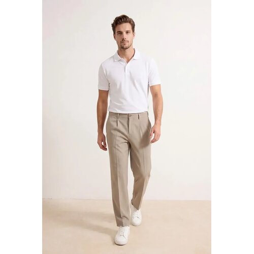 Trendyol mu&amp;scaron;ke pantalone Tmnss26Pl00012, bež Slike