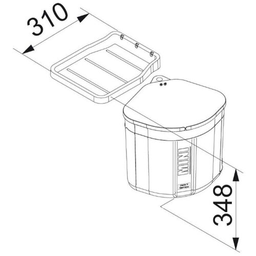 Franke sorter za odpadke SORTER MINI ( 17,5L ) 121.0176.518 Cene