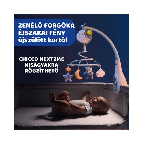 Chicco vrtuljak next2m dreams plavi Slike