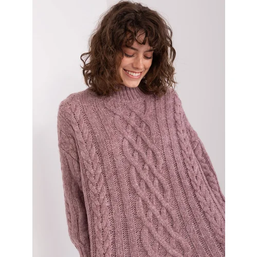 Wool Fashion Italia Sweater-AT-SW-2363-2.30-purple