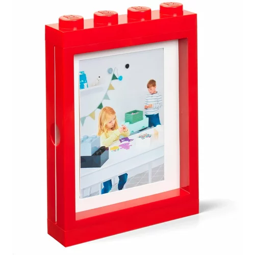 Lego Rdeč okvir za fotografije LEGO®, 19,3 x 4,7 cm