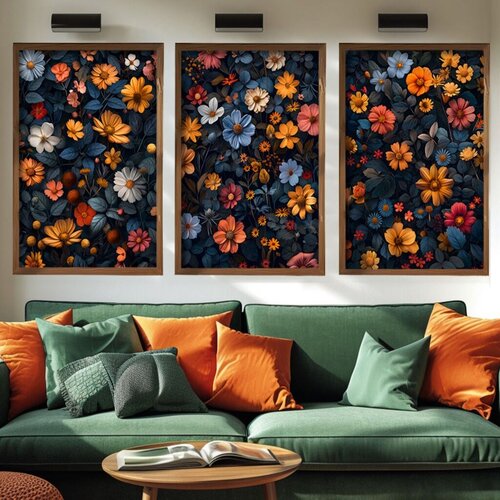 Wallity slika GE259, 3 dijela, 35 x 47 cm Cene
