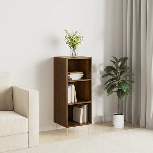 VidaXL Komoda boja smeđeg hrasta 34 5x32 5x90 cm od konstruiranog drva Slike