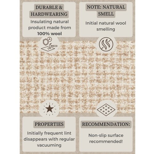 Hanse Home Vunen tepih u prirodnoj boji 80x150 cm Eloise &amp;ndash; Slike
