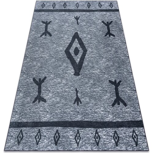 RugsX Preproge Preproga ANTIKA 119 tek, moderen azteški, pralna 80x150 cm Siva Cene
