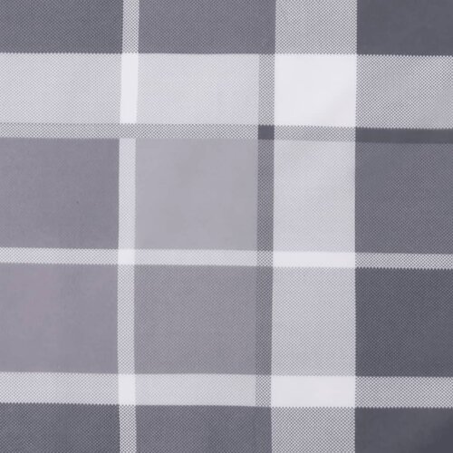  Jastuci za palete 2 kom sivi karirani od tkanine &amp;Scaron;arena 80 x 80 x 12 cm Slike