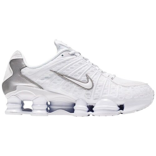 Nike Sneakers Shox TL White/ White-Metallic Silver-Max Orange EUR 45 Cene