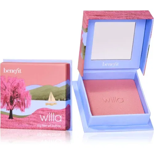 Benefit Willa WANDERful World pudrasto rdečilo odtenek Soft neutral-rose 6 g