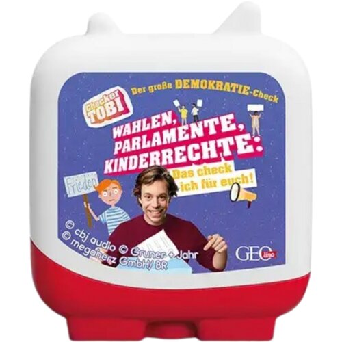  Avdio figura Tonie - Checker Tobi - Der gro&szlig;e Demokratie-Check - Wahlen, Parlamente, Kinderrechte (V NEM&Scaron;ČINI) - 1 k. Cene