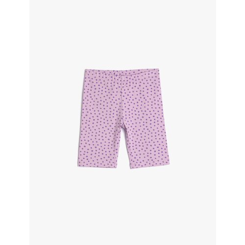 Koton Tights Biker Polka Dot Elastic Waist Cotton Slike