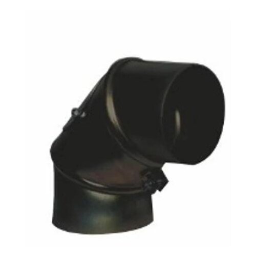 Koleno dimovodne cevi kotla sa unutra&scaron;njim prečnikom 250 mm i uglom od 90&deg; - crno (&Oslash;250 mm) Cene