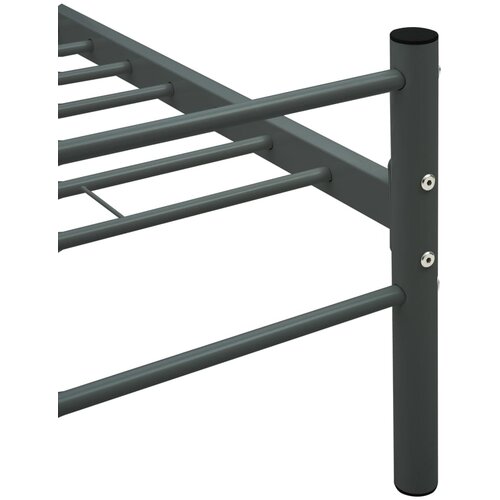  Okvir za krevet sivi metalni 120 x 200 cm Slike