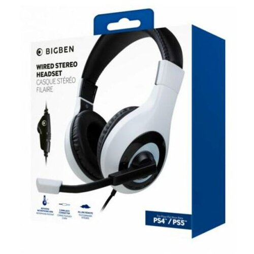 Bigben PS5 stereo-headset V1 bele barve Cene