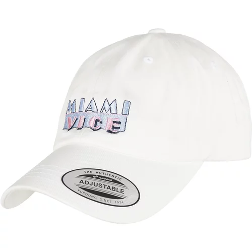 Merchcode Accessoires Miami Vice Logo Dad Cap White