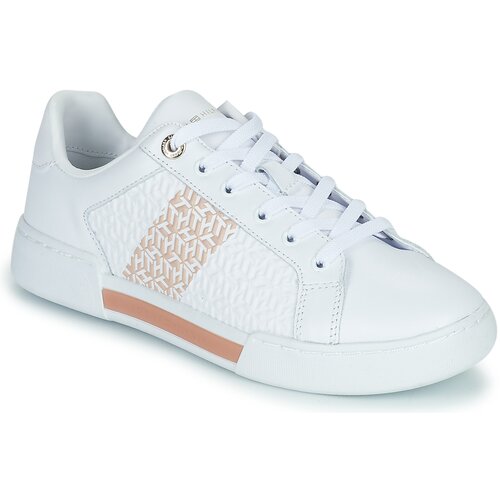 Tommy Hilfiger Nizke superge TH MONOGRAM ELEVATED SNEAKER Bela Cene