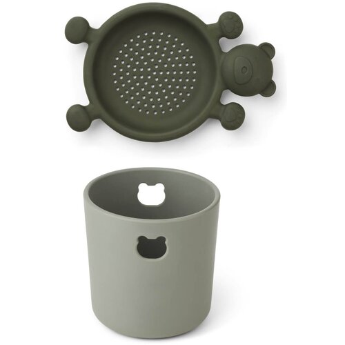 Liewood mini igralni set za na plažo bastian faune green mix Slike