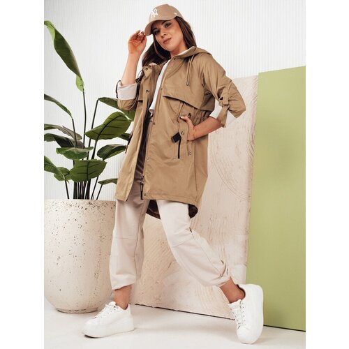 DStreet MERAY women&amp;#039;s parka jacket, dark beige, Slike